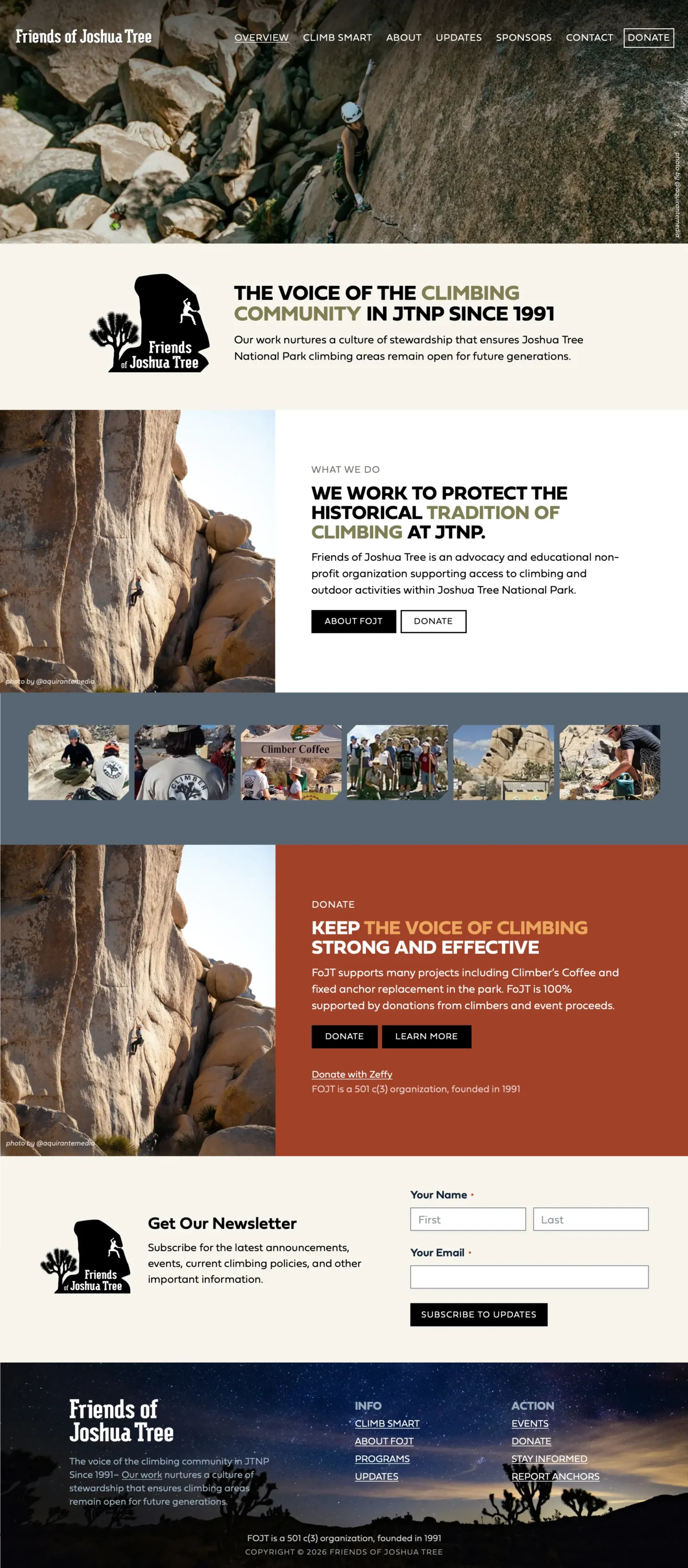 outdoor sporty website design