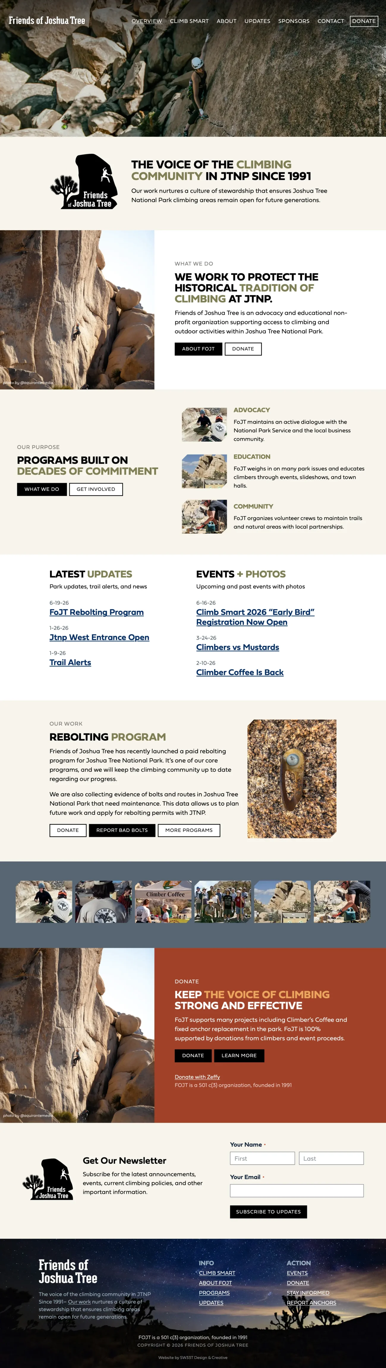 website design after