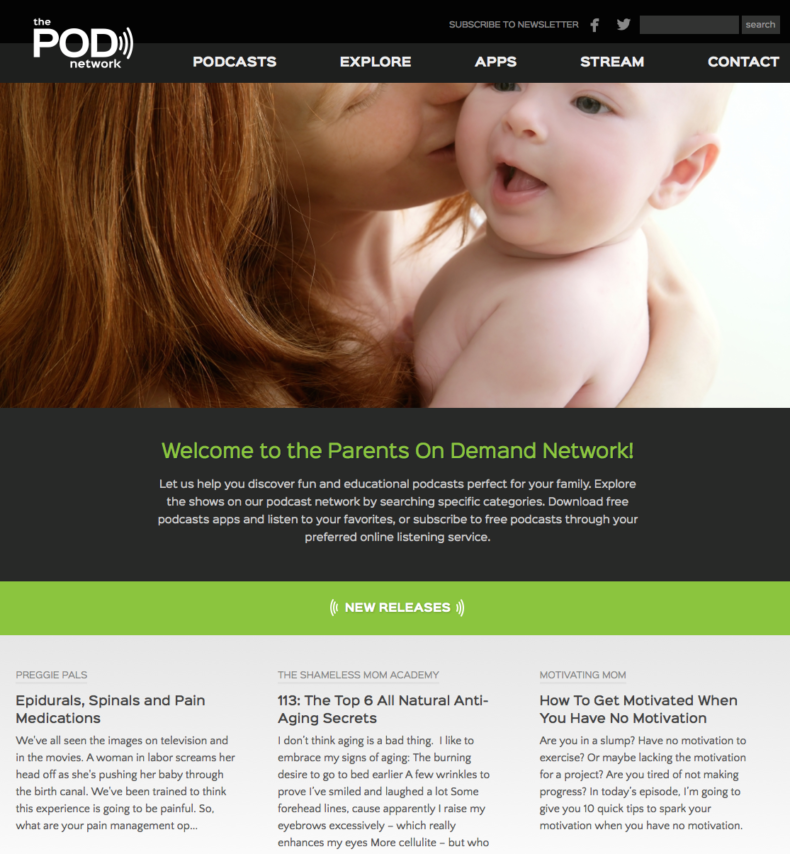 Parenting Podcast Website Design - SW33T Design & Creative ...